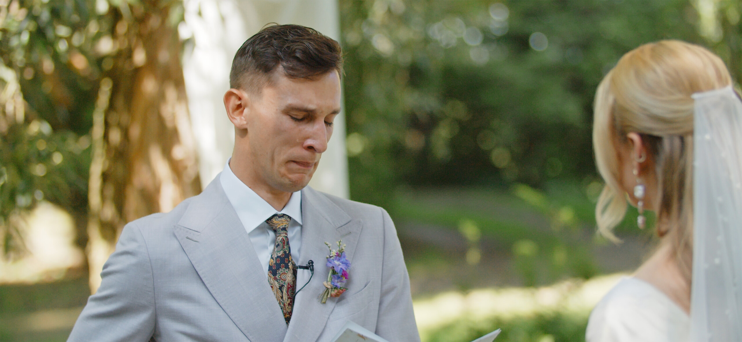 Emotional Groom Breaks Down In Tears During Wedding Vows